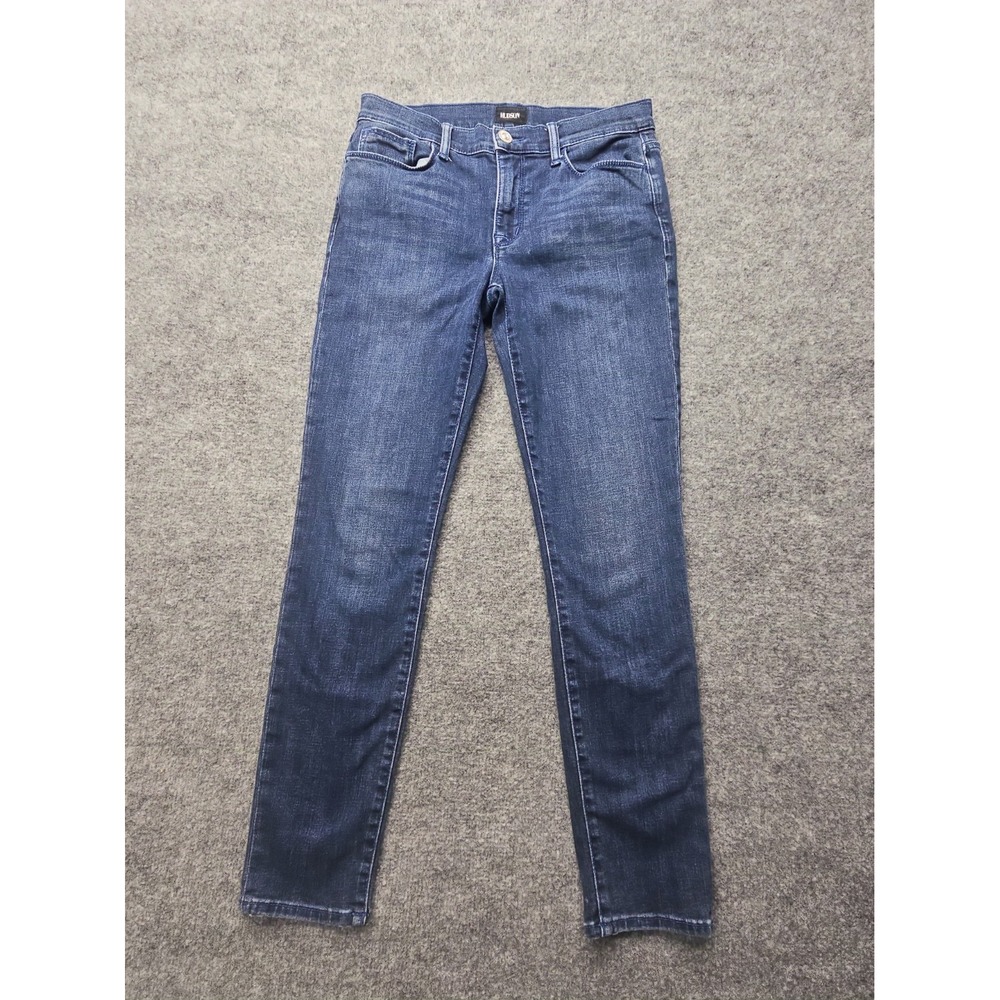 Hudson Natalie Super Skinny Jeans Womens 28 (30x28) Mid-Rise Dark Wash